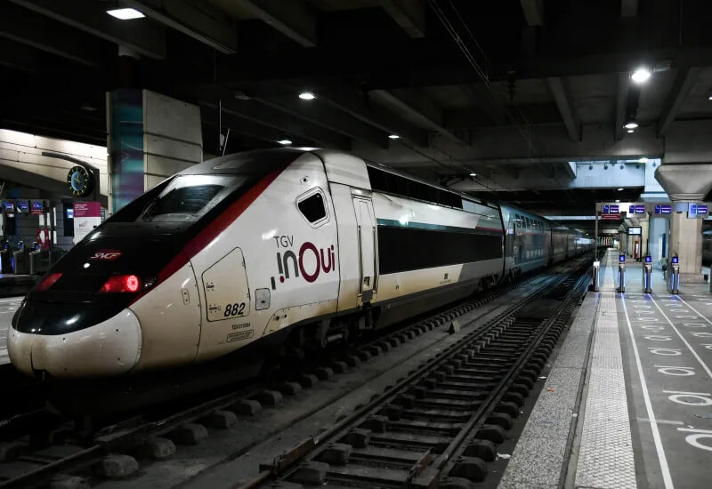 Chat écrasé par un train