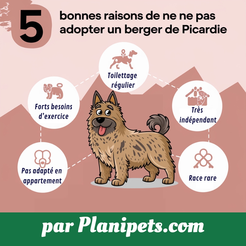 Berger picard infographie 5 bonnes raisons de ne pas l'adopter